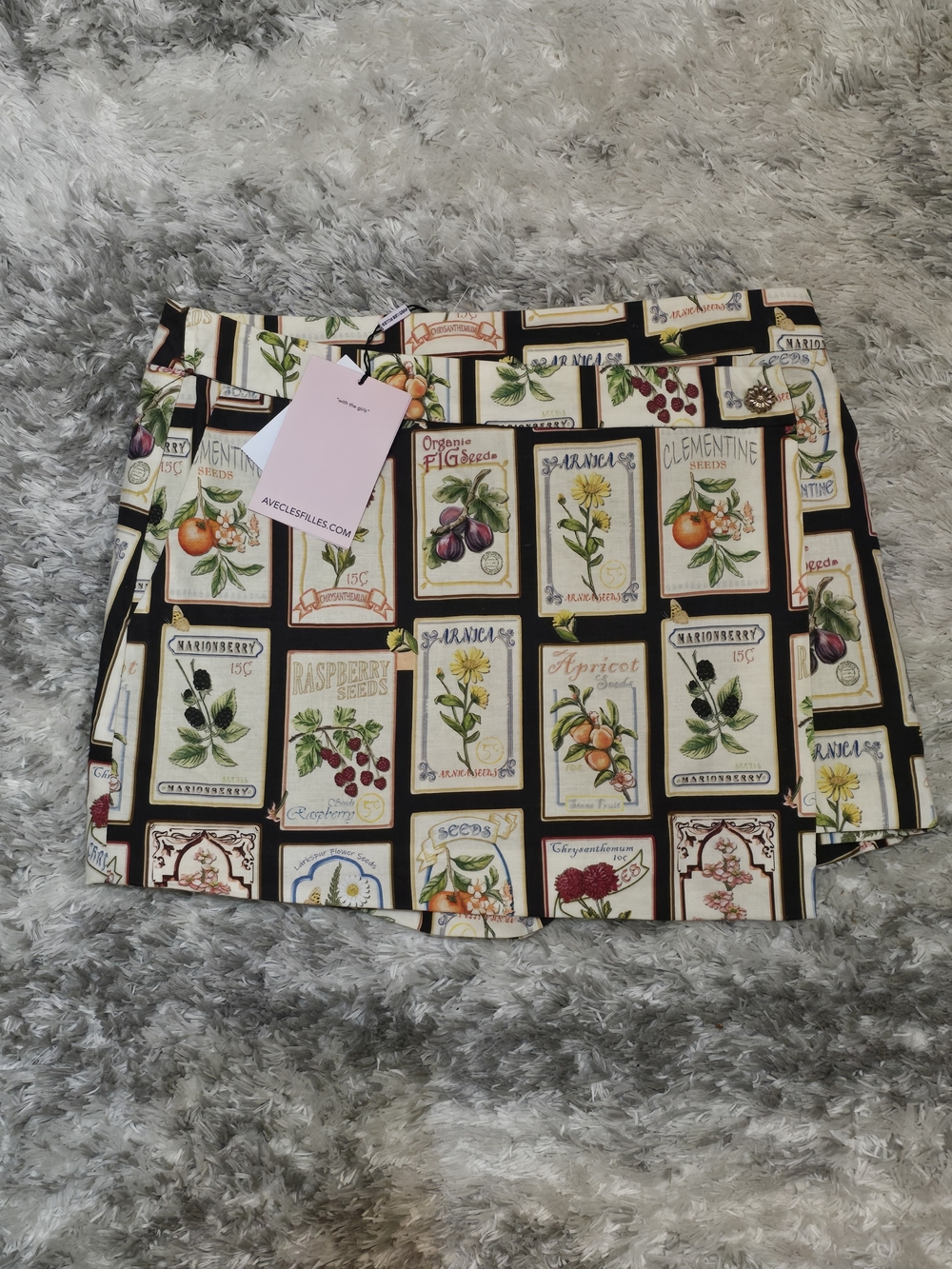 Botanical Mini Skirt By Avec Les Filles